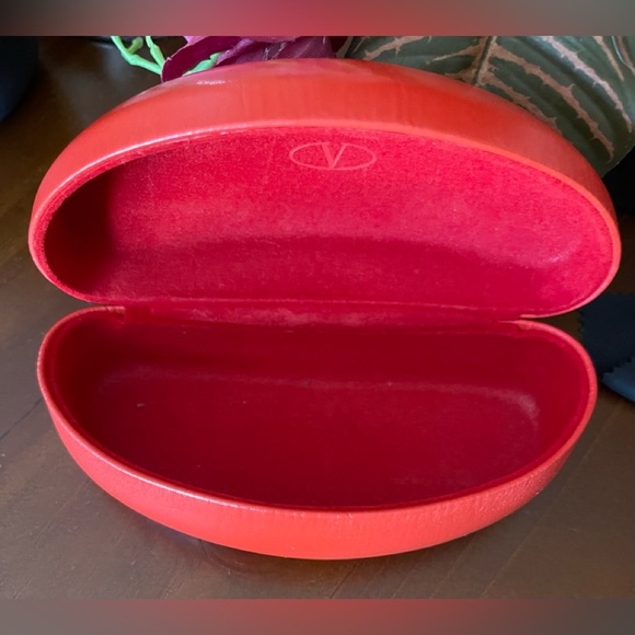 Valentino Tortoise Shell Color, Swarovski Crystals, Oversized Sunglasses - Picture 11 of 15